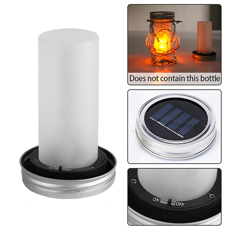 Fire Torch Solar - 1Pc Solar LED Lit Light Torch