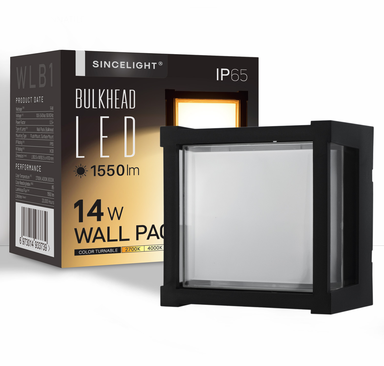 Outdoor Lighting Hardwired - 14W LED Wall Light Fixture, IP65