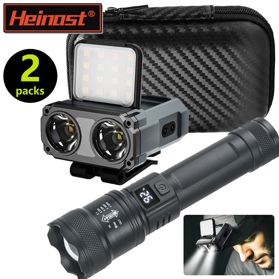 Outdoor Lighting With Sensor - Ultra Bright Mini Rechargeable Head Lamp/Portable