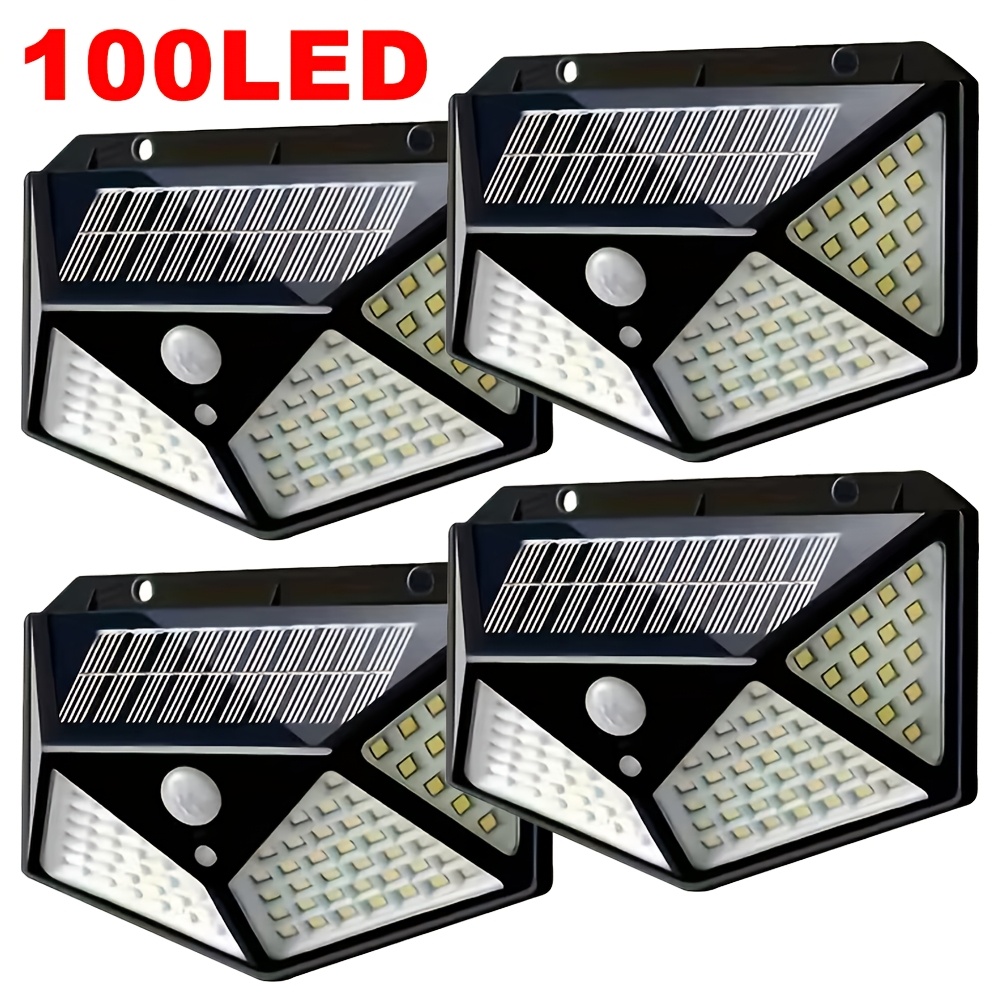 Outdoor Lighting With Sensor - 100LED Outdoor Solar Garden Light Outdoor
