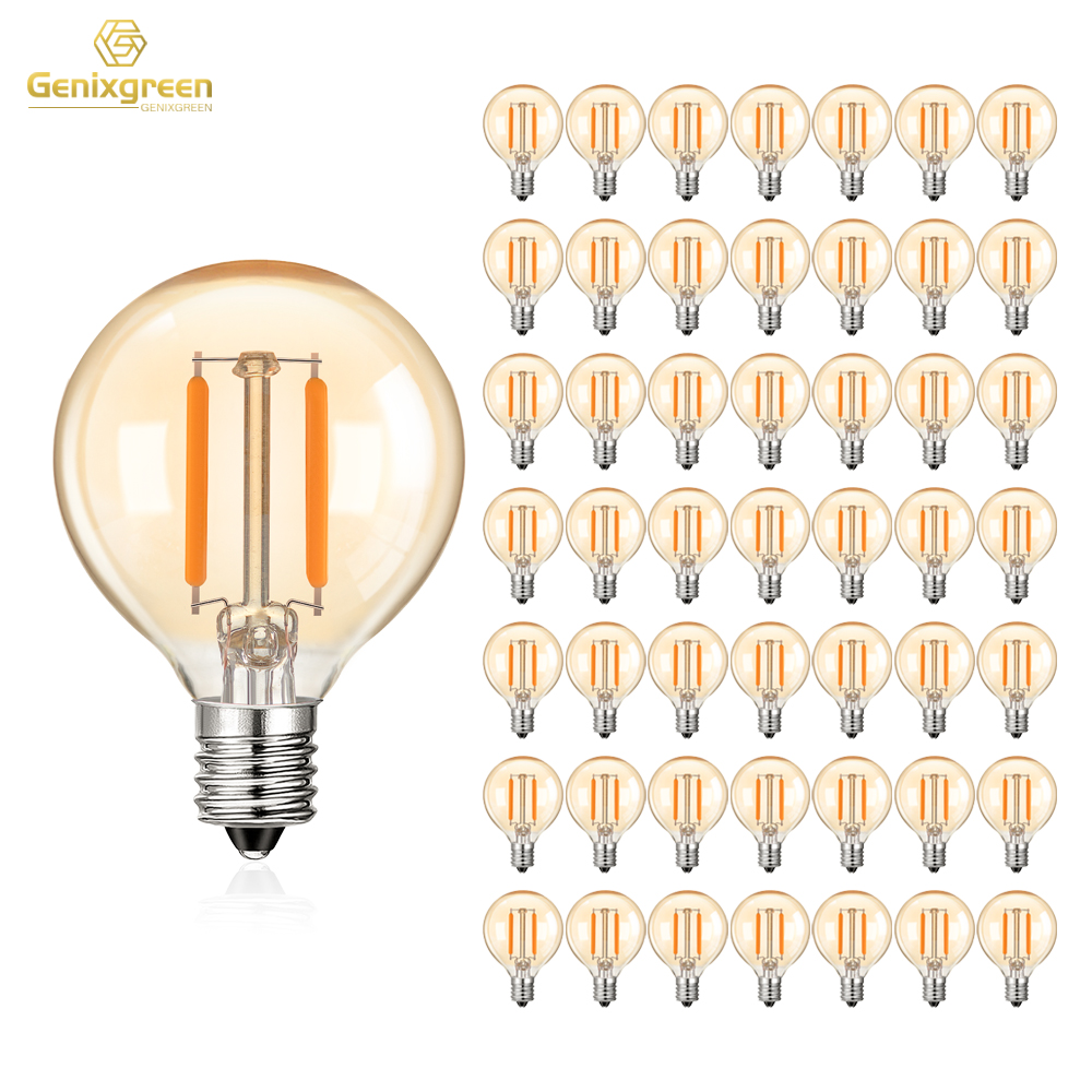 Outdoor Lighting Replacement Parts - 1.5W LED G40 Replace Light Bulbs