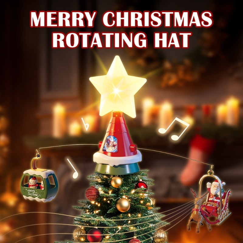 Christmas Tree Top Rotating Ca - đánh giá và giá Outdoor Lighting Tree