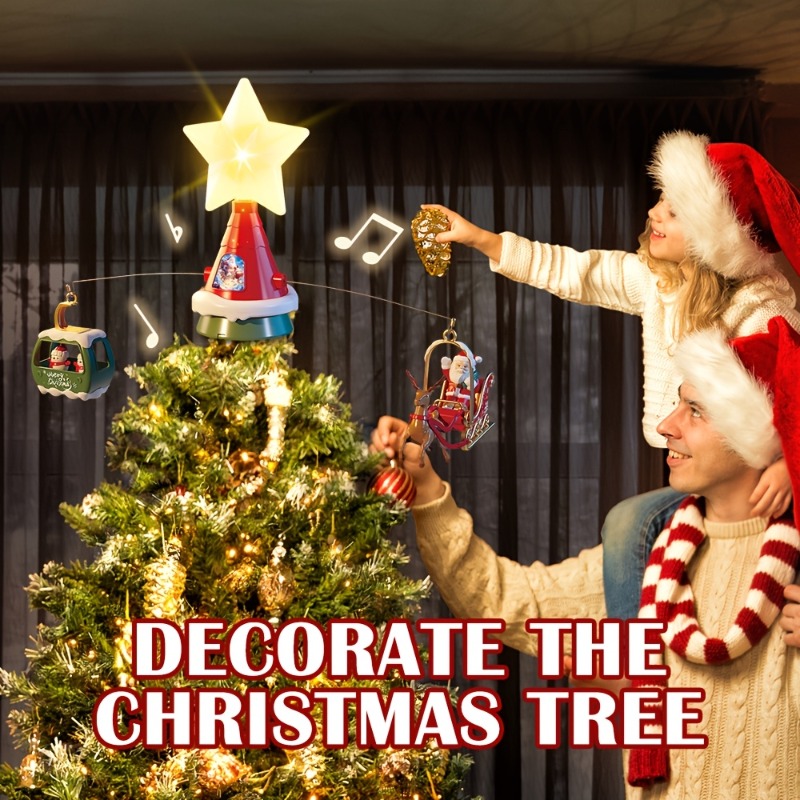Christmas Tree Top Rotating Ca - đánh giá và giá Outdoor Lighting Tree