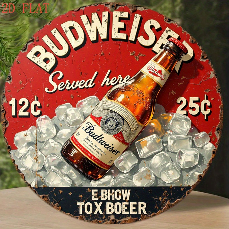 1pc Vintage Beer Logo Metal Wa - đánh giá và giá Outdoor Lighting Logo