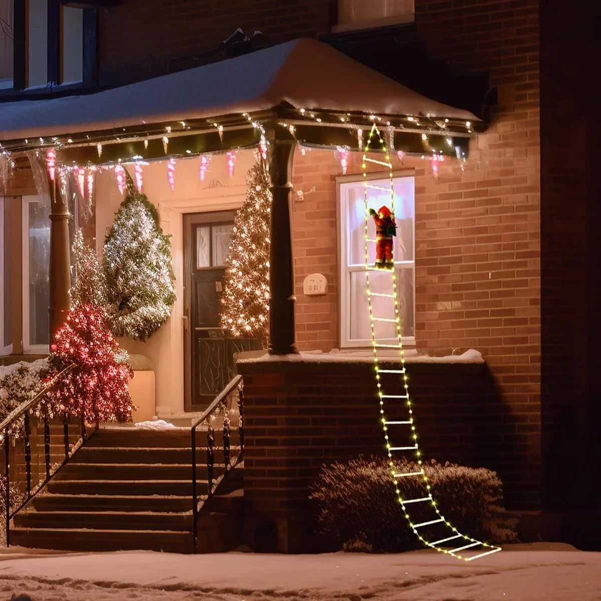 LED Ladder Light for Santa Cla - đánh giá và giá Outdoor Lighting Tree