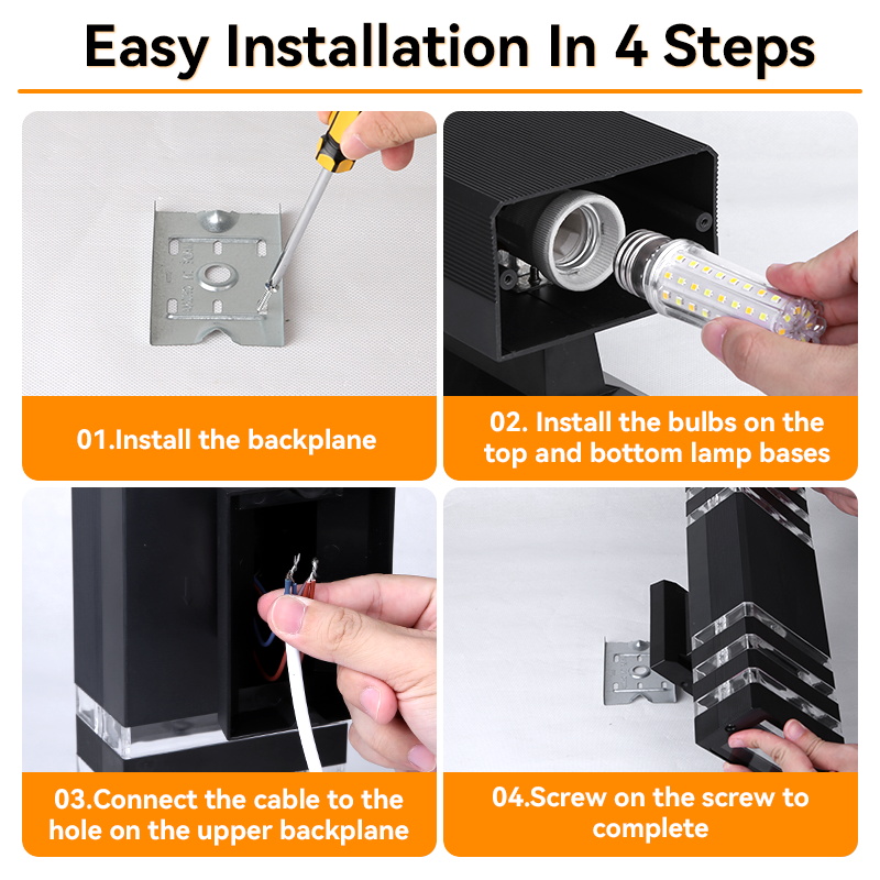 Waterproof LED Wall Lights  Re - đánh giá và giá Outdoor Lighting Replacement Parts