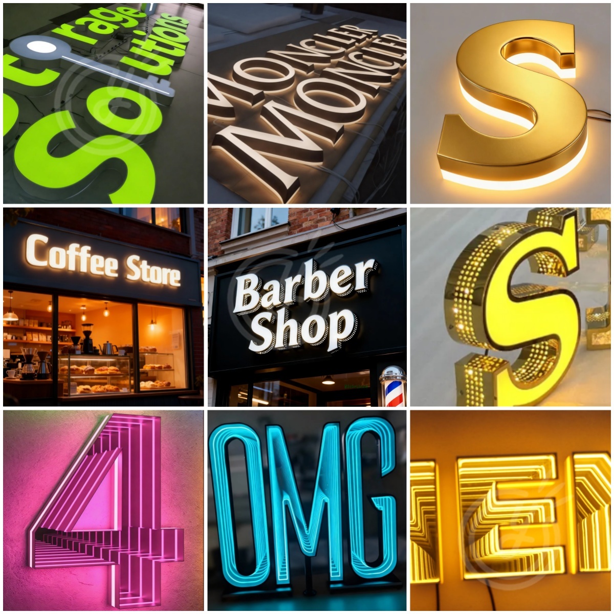 Custom Acrylic Signs Sign Led  - đánh giá và giá Outdoor Lighting Logo