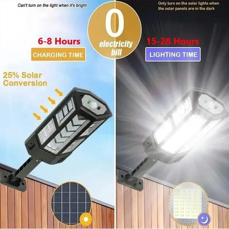 Newest Solar Lamp Powerful Out - đánh giá và giá Outdoor Lighting With Sensor