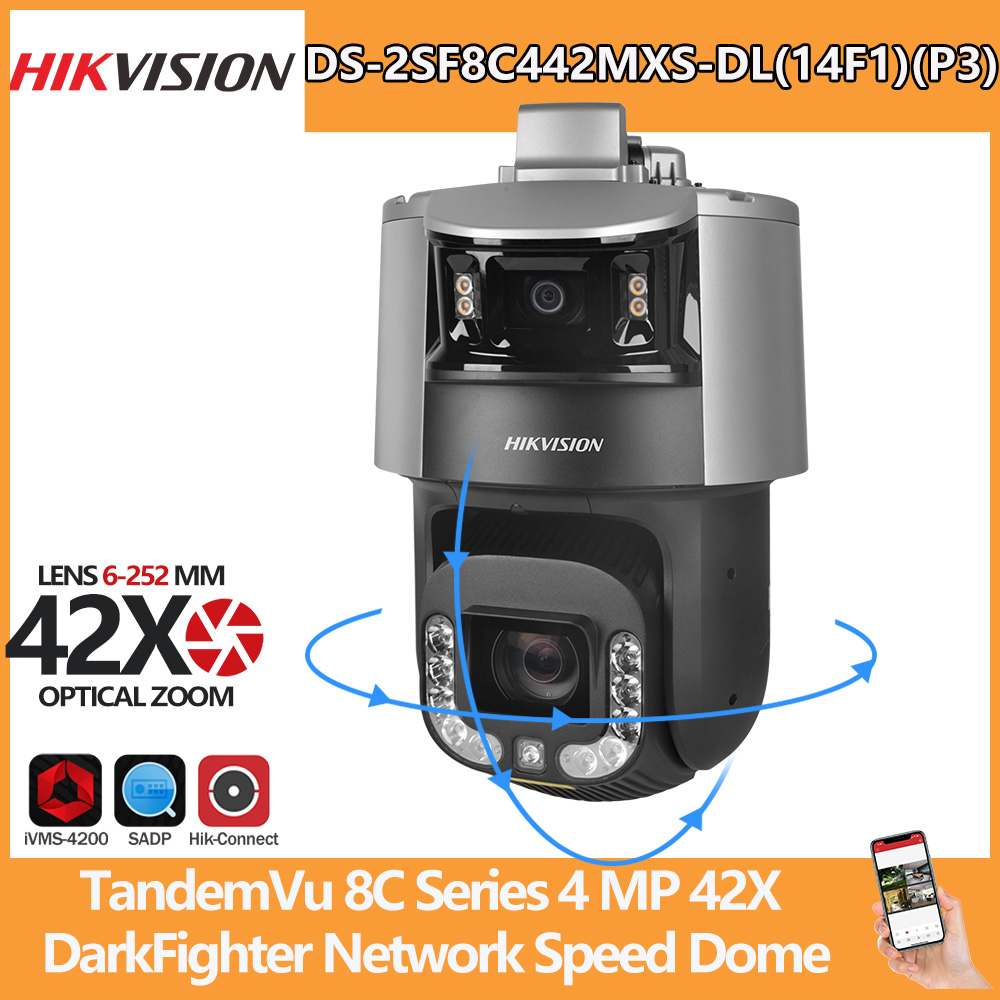 Hikvision PTZ Camera DS-2SF8C4 - đánh giá và giá Outdoor Lighting No Electricity
