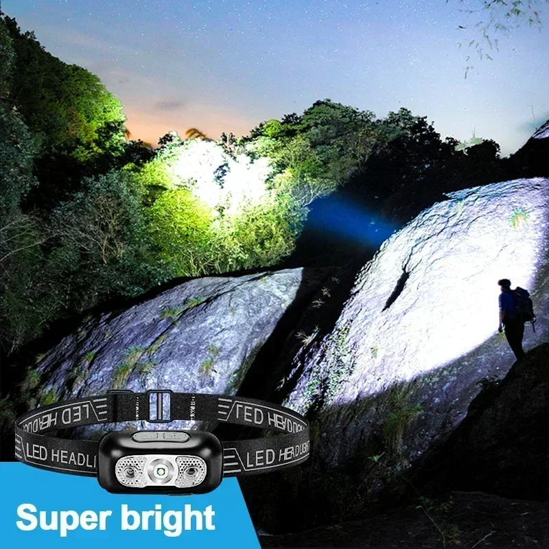 Strong Light Headlamp Portable - đánh giá và giá Outdoor Lighting With Sensor