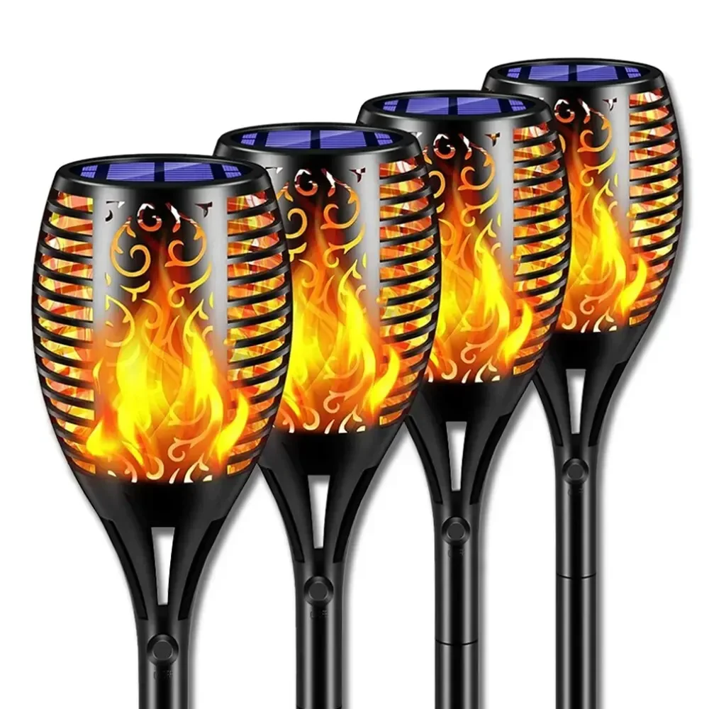 Outdoor Solar Garden Torch Lig - đánh giá và giá Fire Torch Solar