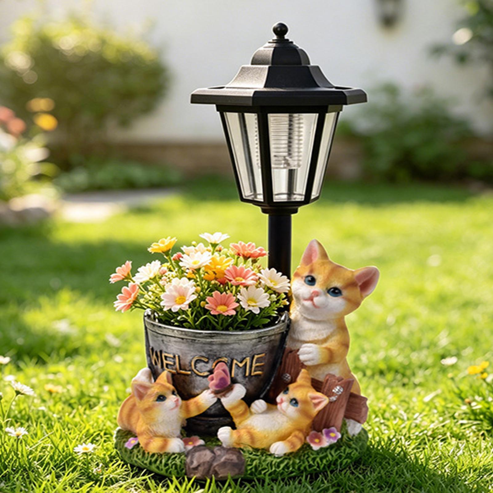 Cat Solar Lights Outdoor Garde - đánh giá và giá Outdoor Lighting For Patio