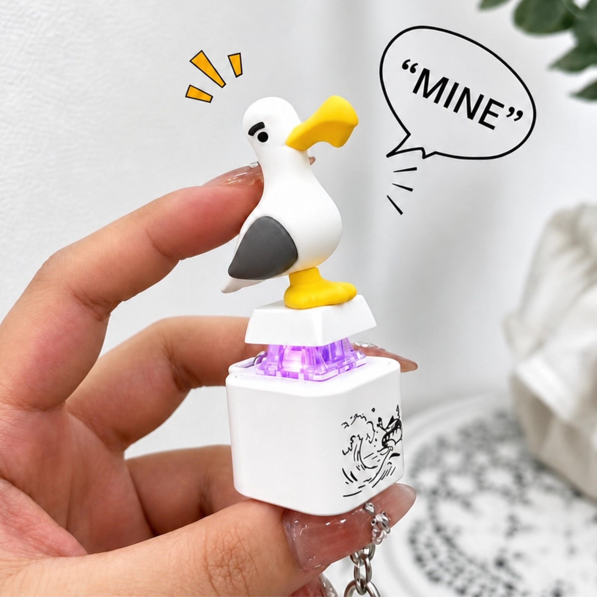 1pc Seagull Mine Sound Button  - đánh giá và giá Outdoor Lighting Halloween