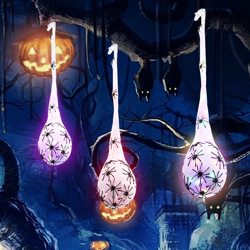 1-3Pcs Halloween Light Spider  - đánh giá và giá Outdoor Lighting Tree