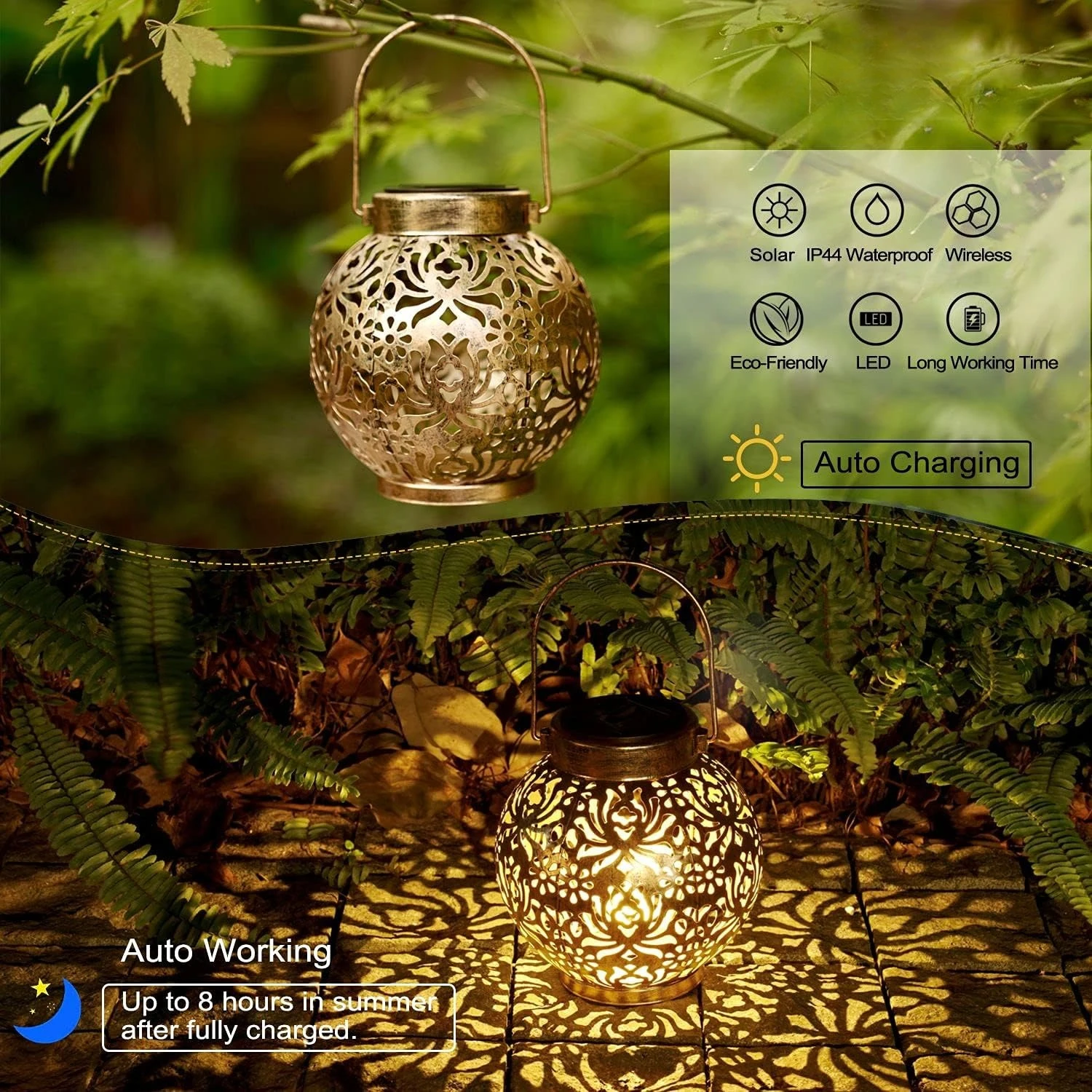 1-6PCS Moroccan Solar Lanterns - đánh giá và giá Solar Lantern Hanging