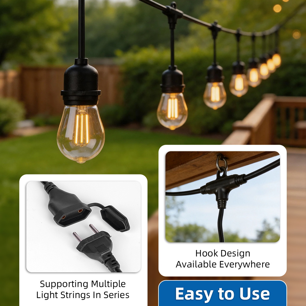 Outdoor Garden String Light De - đánh giá và giá Outdoor Lighting Options