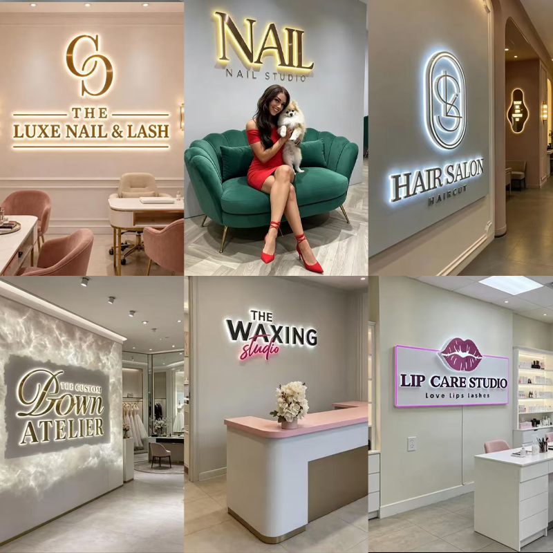Custom Business Logo Backlit M - đánh giá và giá Outdoor Lighting Logo