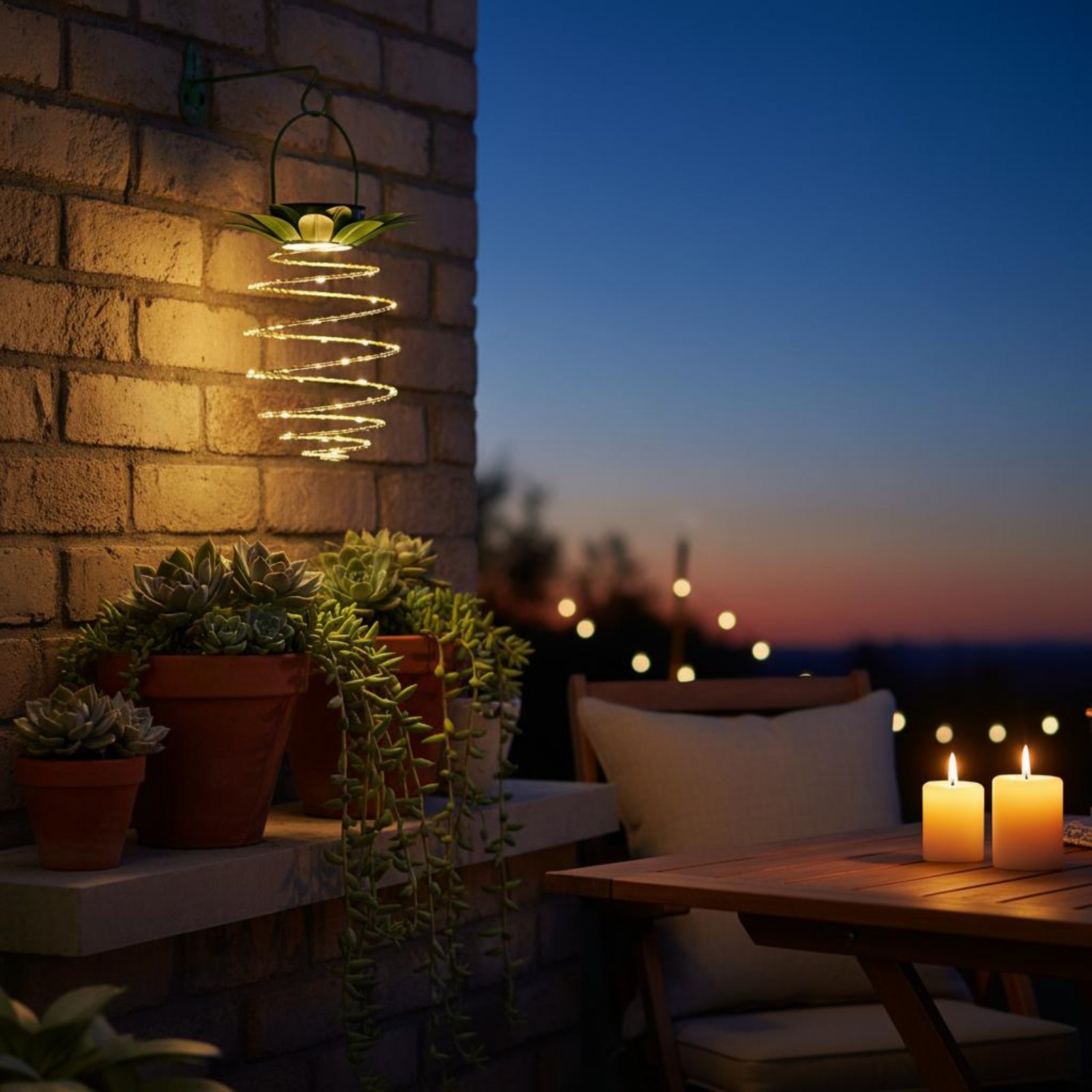2 Pieces Solar Pineapple Lamp  - đánh giá và giá Outdoor Lighting For Patio