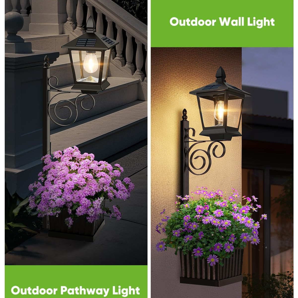 2 in 1 Solar Planter Lamp Wate - đánh giá và giá Outdoor Lighting For Patio