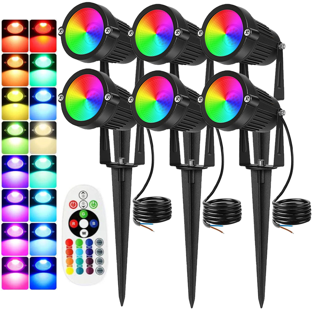 RGBW Landscape Lighting 10W wi - đánh giá và giá Outdoor Lighting Tree