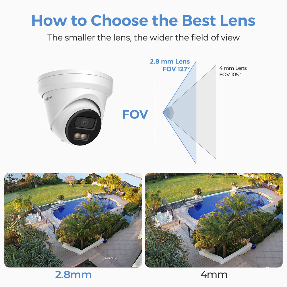 Hikvision DS-2CD2343G2-LI2U 4M - đánh giá và giá Outdoor Lighting No Electricity