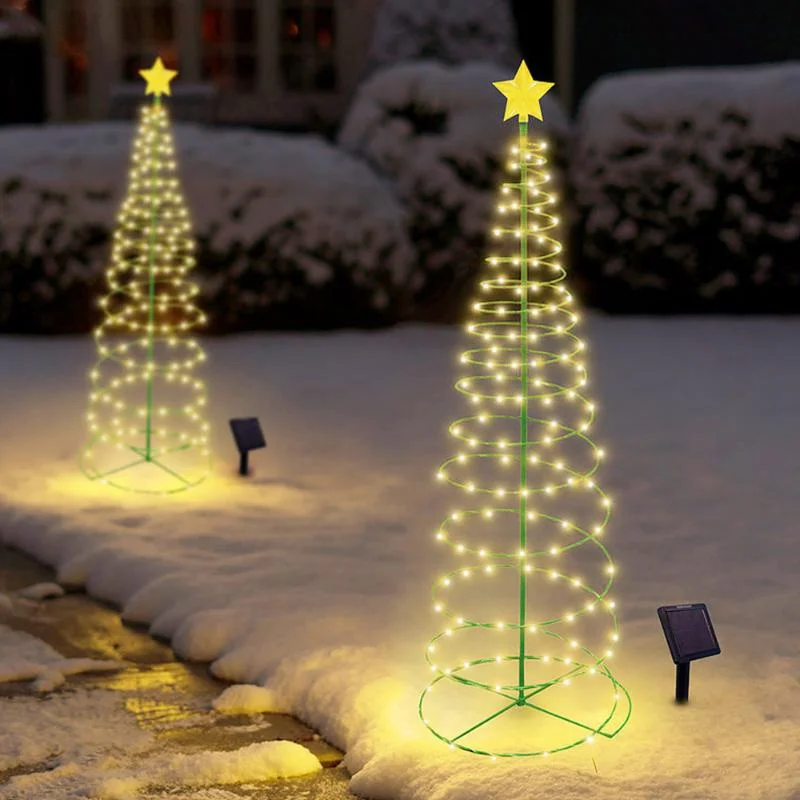 Solar Powered Christmas Tree L - đánh giá và giá Outdoor Lighting Tree