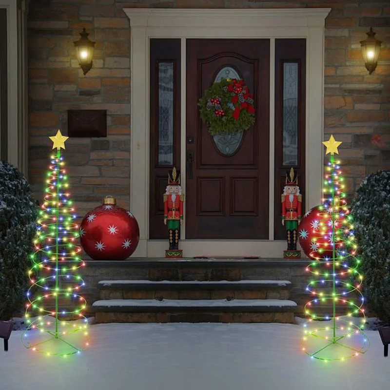 Solar Powered Christmas Tree L - đánh giá và giá Outdoor Lighting Tree
