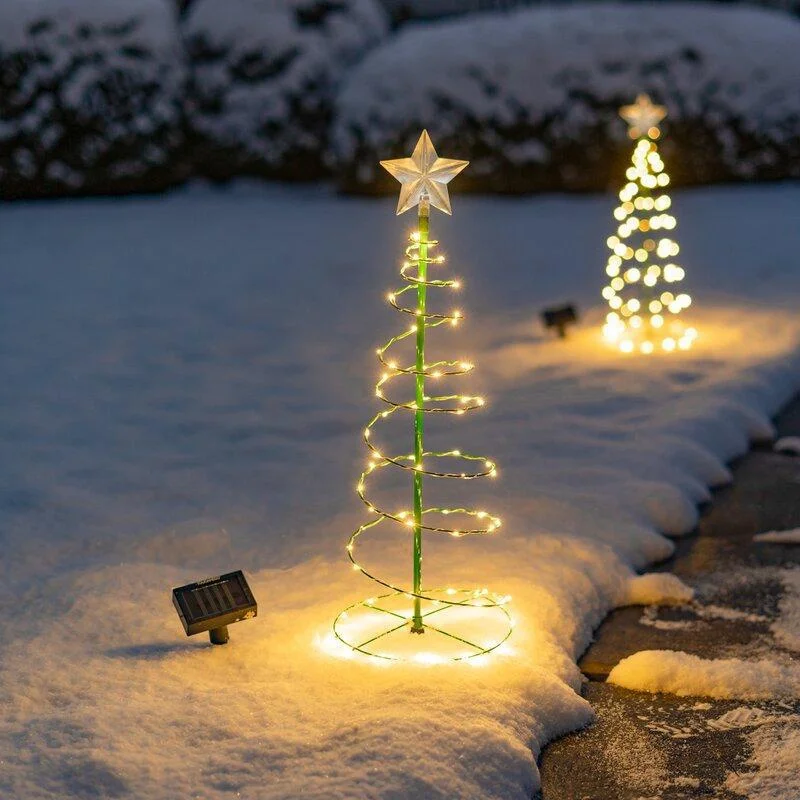 Solar Powered Christmas Tree L - đánh giá và giá Outdoor Lighting Tree