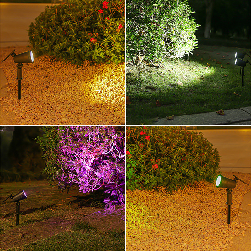 9 LED Solar Spotlights Outdoor - đánh giá và giá Outdoor Lighting Options