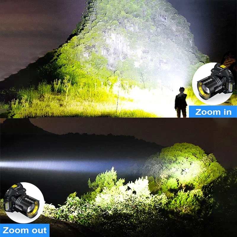 Rechargeable Powerful LED Head - đánh giá và giá Outdoor Lighting With Sensor