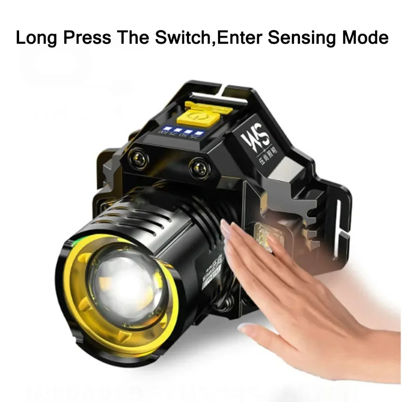 Rechargeable Powerful LED Head - đánh giá và giá Outdoor Lighting With Sensor