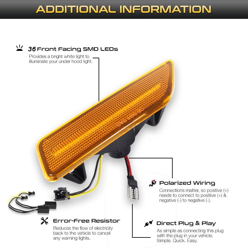 2pcs Mercedes C219/W219 CLS350 - đánh giá và giá Outdoor Lighting Yellow
