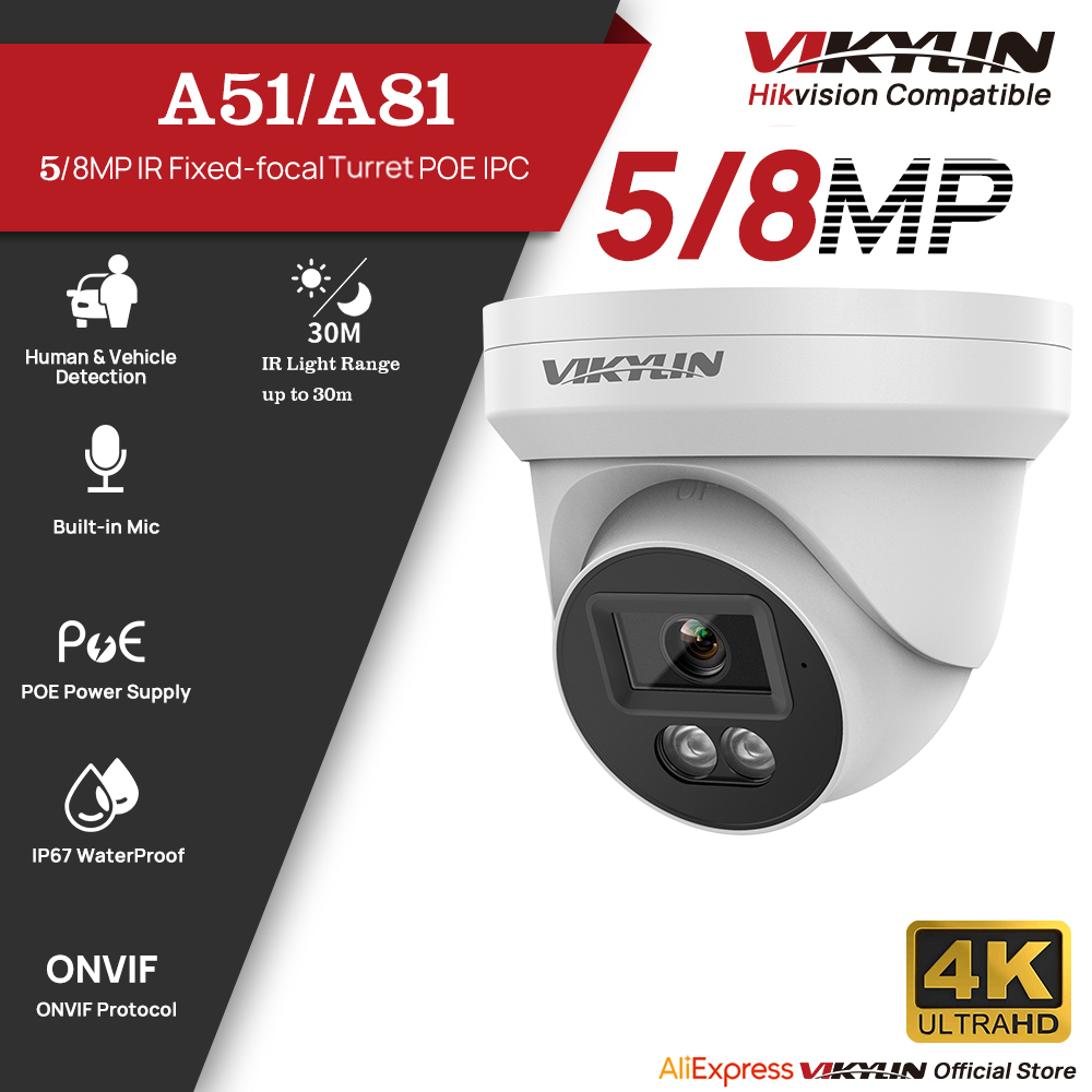VIKYLIN 5/8MP HD IP Security C - đánh giá và giá Outdoor Lighting No Electricity