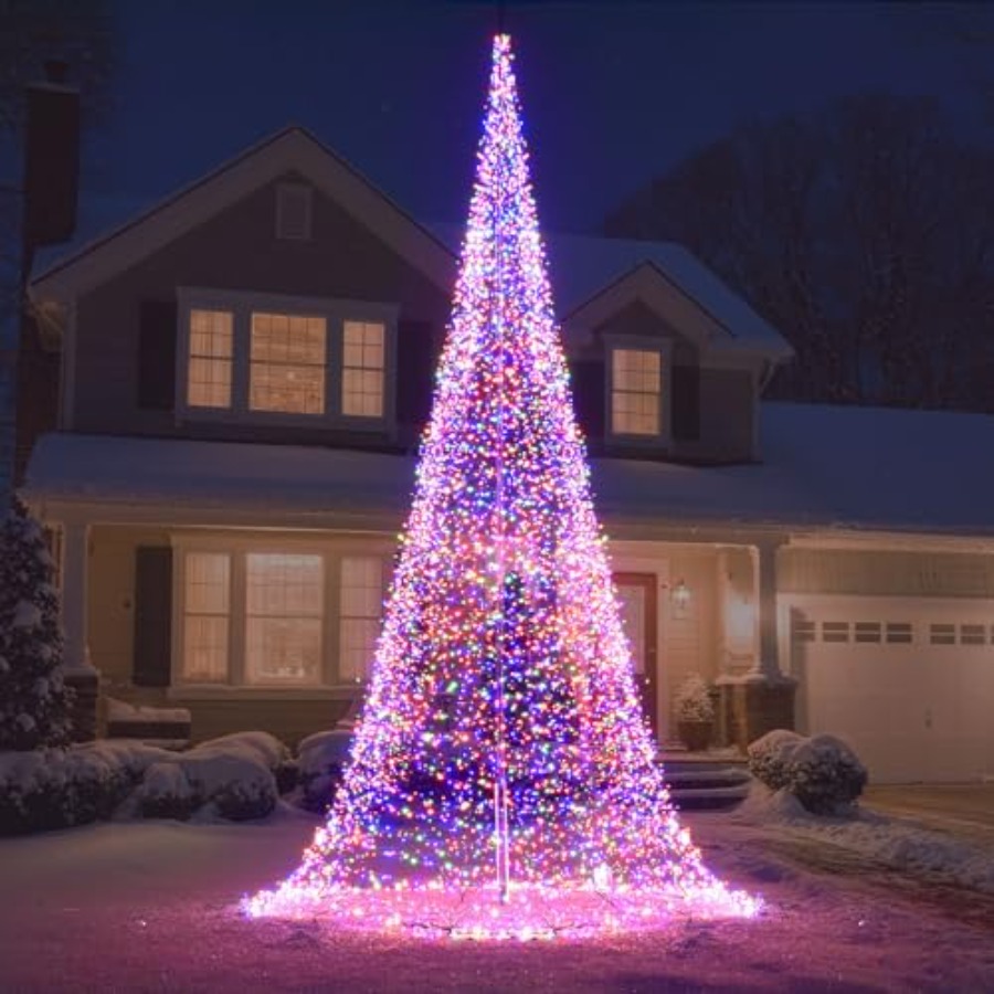 Outdoor Flagpole LED Christmas - đánh giá và giá Outdoor Lighting Tree