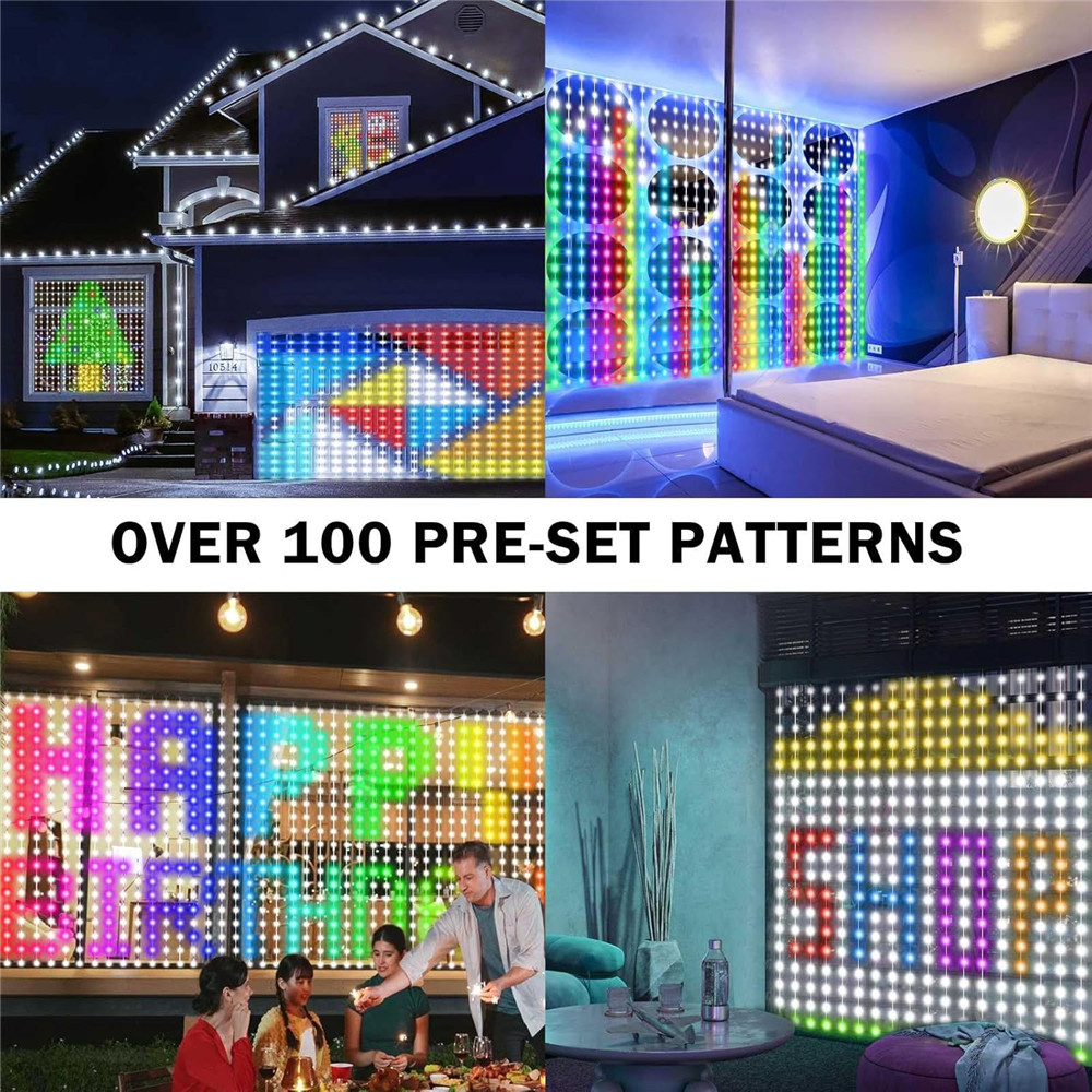 1/2PCS 400LED Curtain Lights L - đánh giá và giá Outdoor Lighting Diy