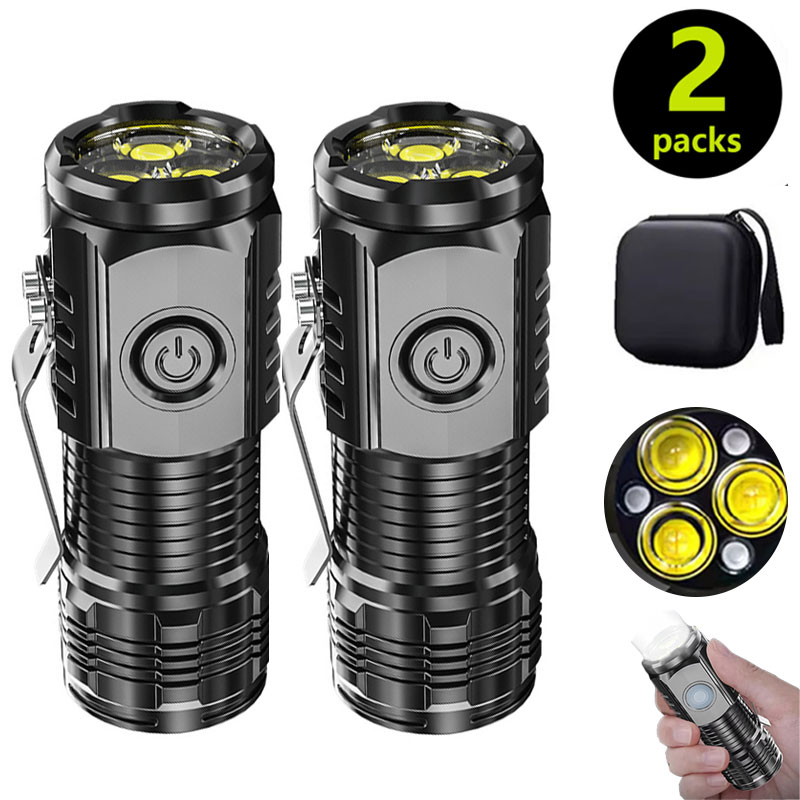 Mini 3LED Flashlight With Pen  - đánh giá và giá Outdoor Lighting Diy