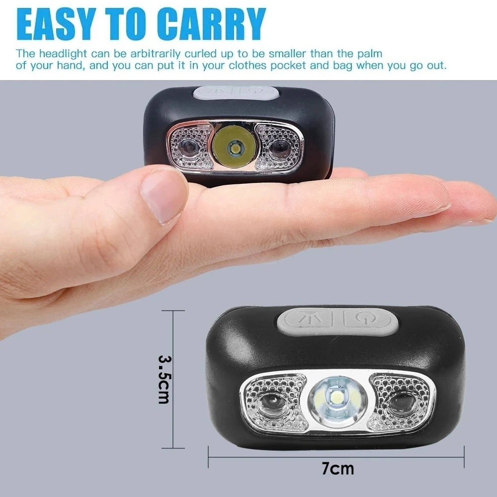 Strong Light Headlamp Portable - đánh giá và giá Outdoor Lighting With Sensor