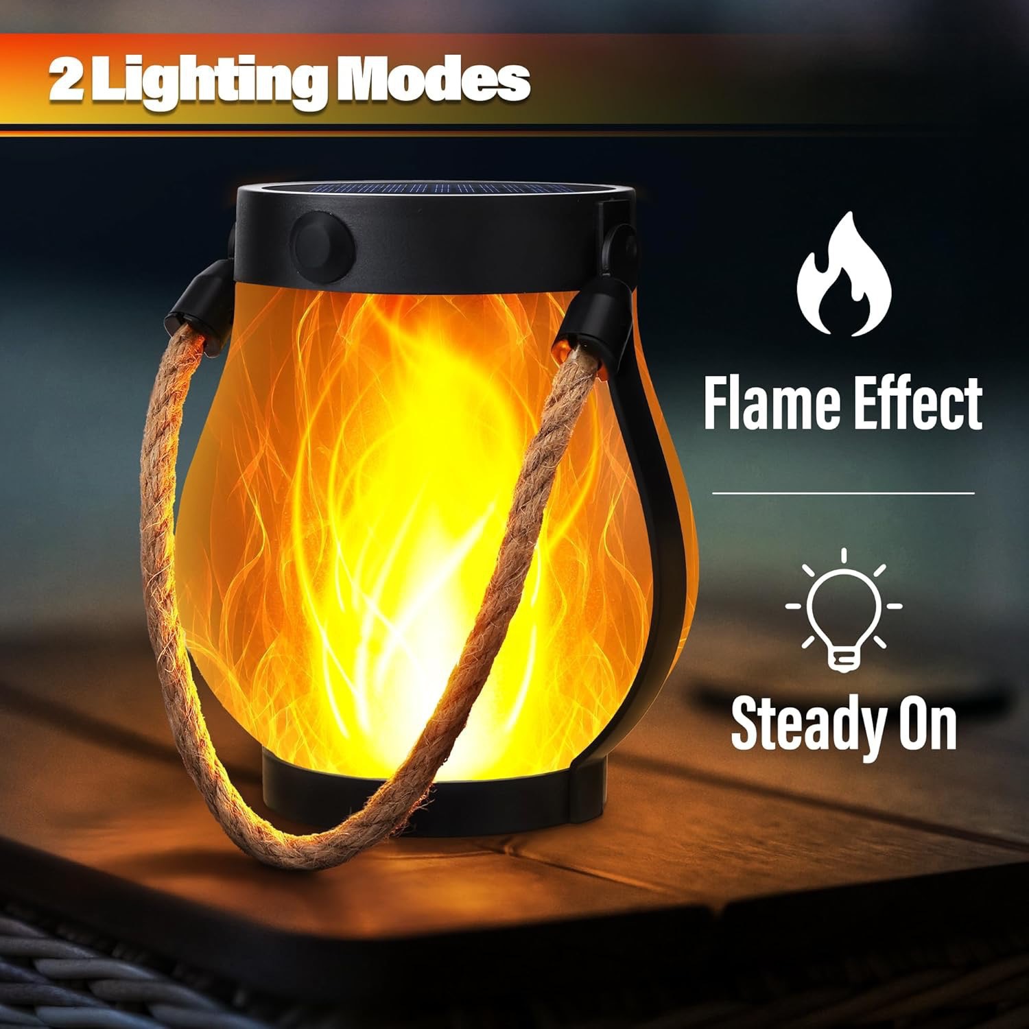 Solar Flame Hanging Lantern Ty - đánh giá và giá Fire Torch Solar