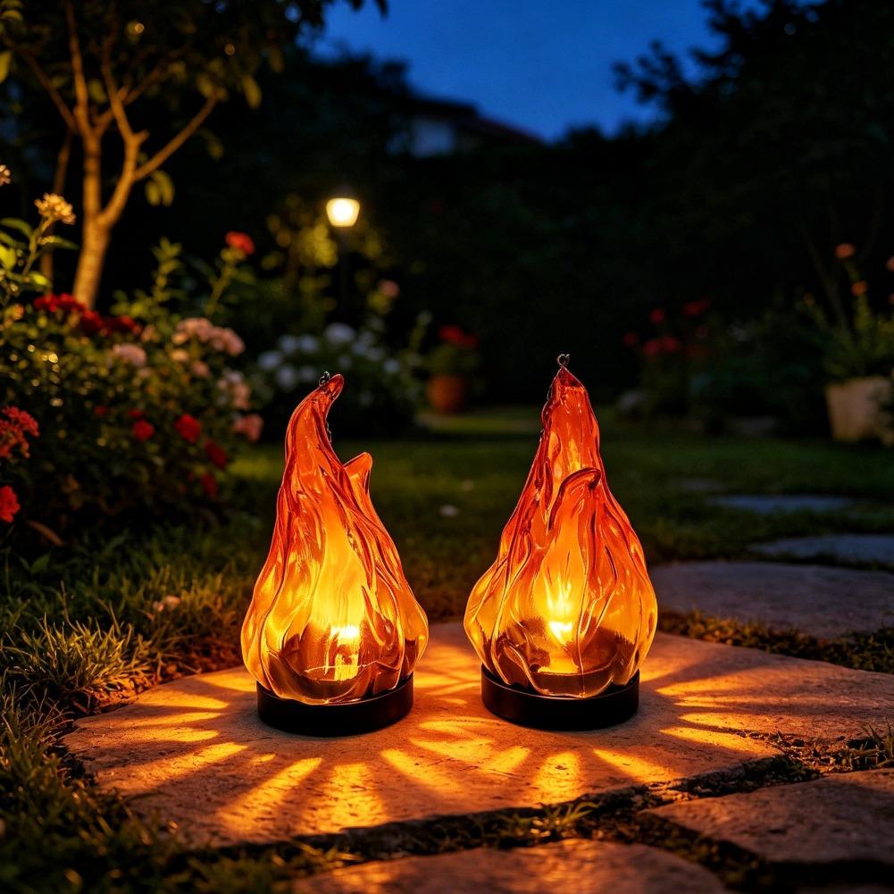 Solar Flame Hanging Lantern Li - đánh giá và giá Outdoor Lighting For Patio