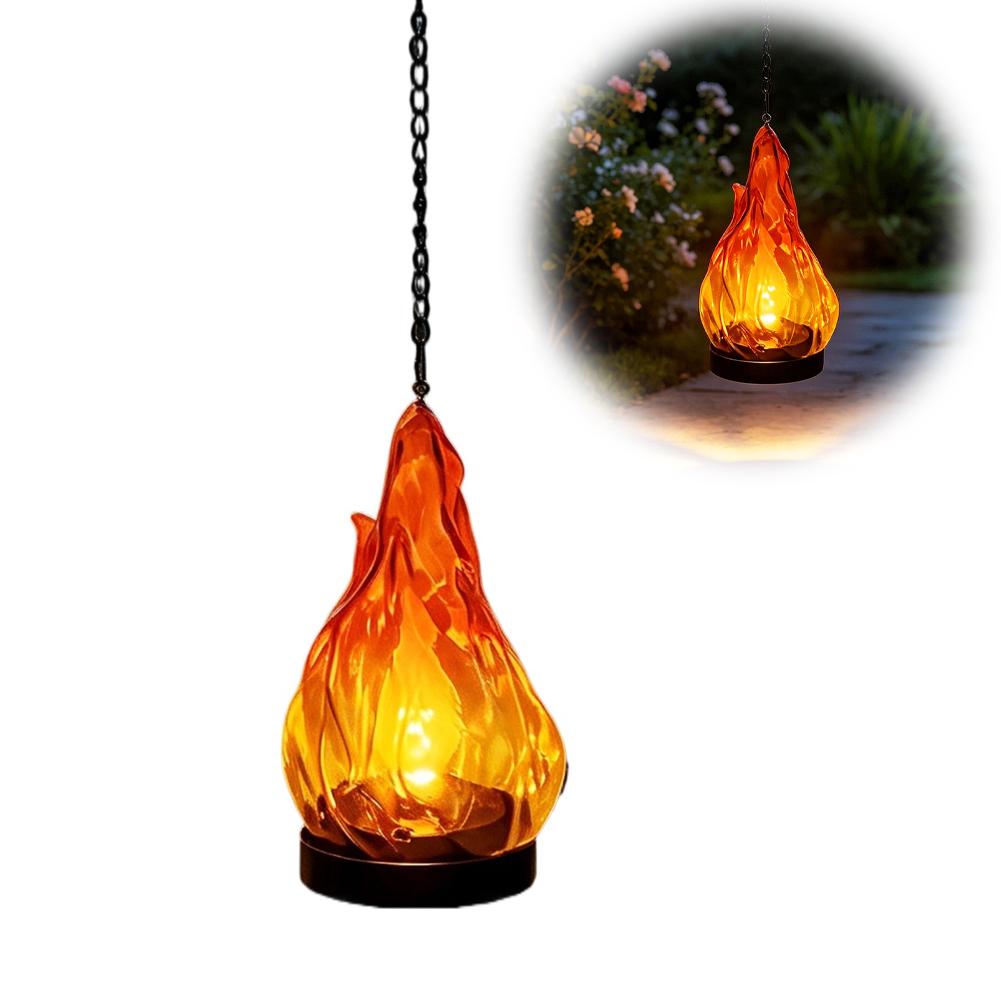Solar Flame Hanging Lantern Li - đánh giá và giá Outdoor Lighting For Patio