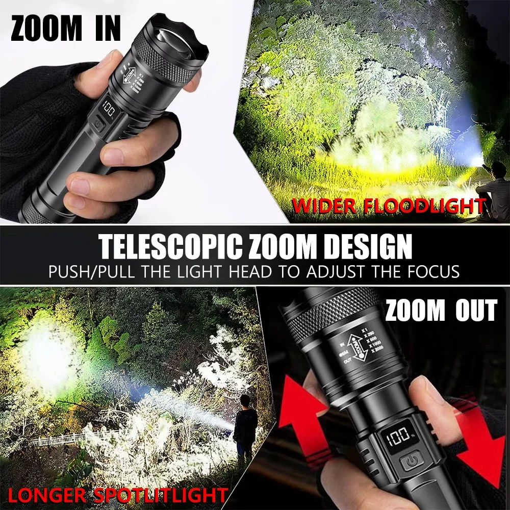 Rechargeable LED Flashlight Zo - đánh giá và giá Outdoor Lighting Diy