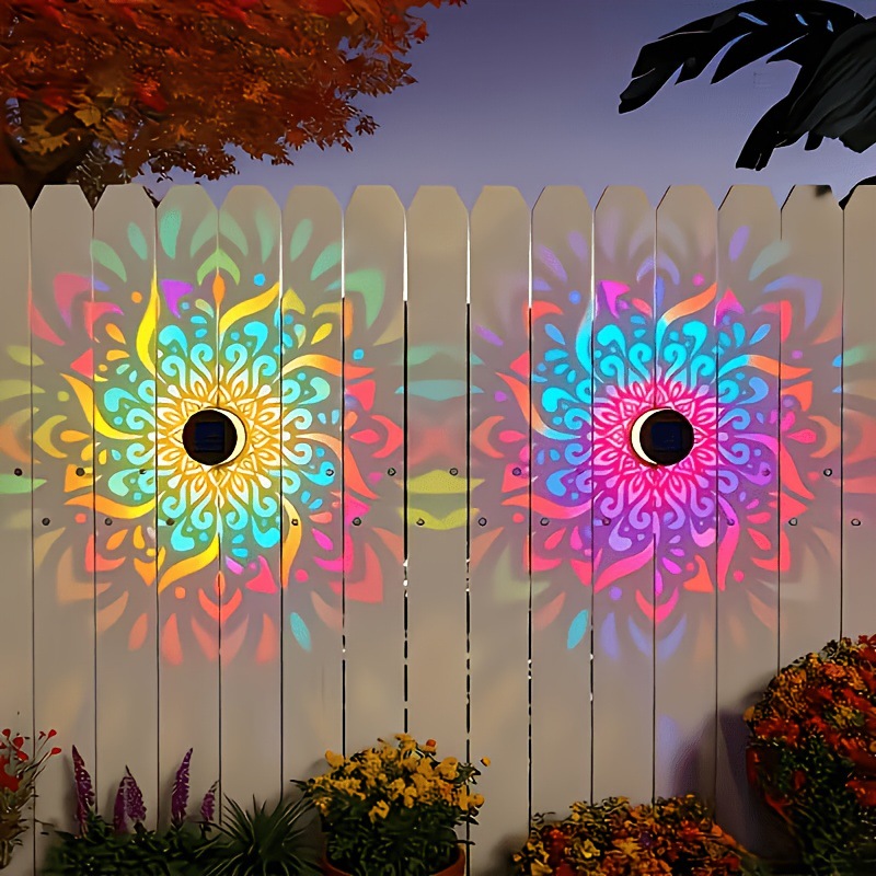 Solar LED Wall Light Mandala P - đánh giá và giá Outdoor Lighting Diy