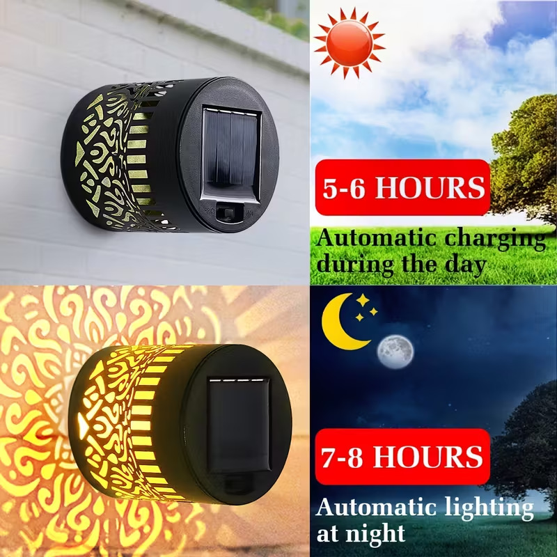 Solar LED Wall Light Mandala P - đánh giá và giá Outdoor Lighting Diy