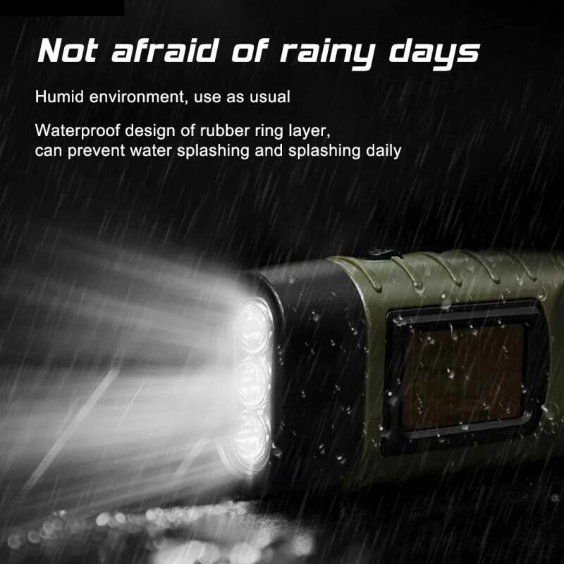 Hand Crank Solar Powered Recha - đánh giá và giá Fire Torch Solar