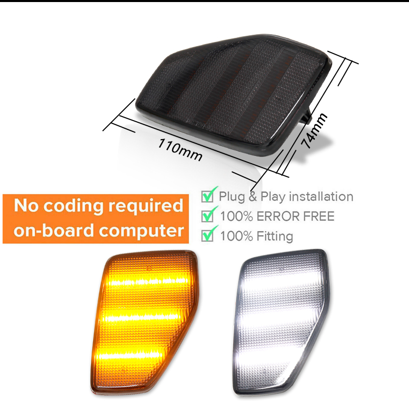 IJDM Xe Hổ Phách Ba Hàng Dải Đ - đánh giá và giá Outdoor Lighting Yellow